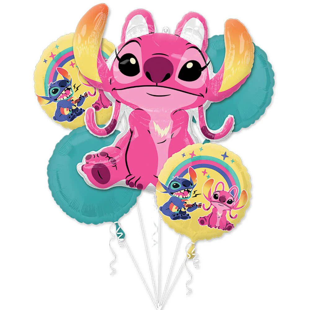 Anagram Lilo and Stitch Balloon Bouquet 5pc